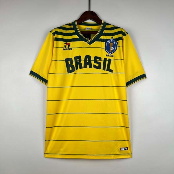 Tailandia Camiseta Brasil 1ª Retro 1984